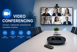 Title: Logitech GROUP Video Conferencing System: Professional Meeting Room Solution for Clear Business Communication