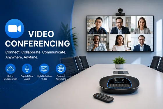 Title: Logitech GROUP Video Conferencing System: Professional Meeting Room Solution for Clear Business Communication