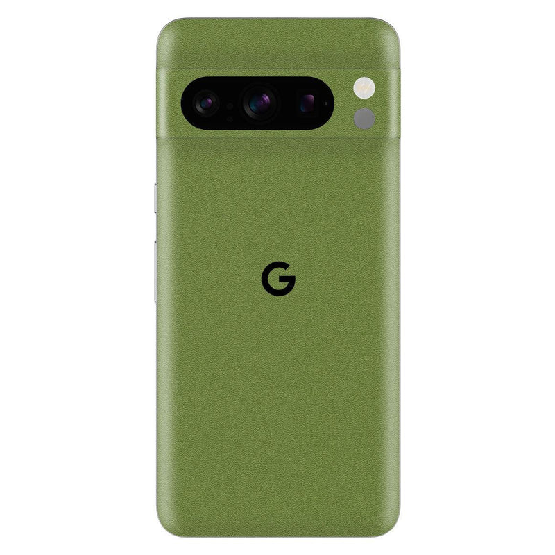 Google Pixel 8 Pro rear camera bar with three lenses and temperature sensor in Porcelain color